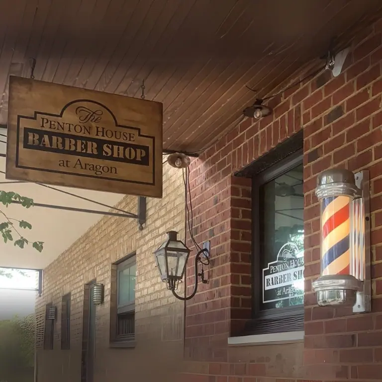 Penton House Barber Shop exterior - Pensacola FL